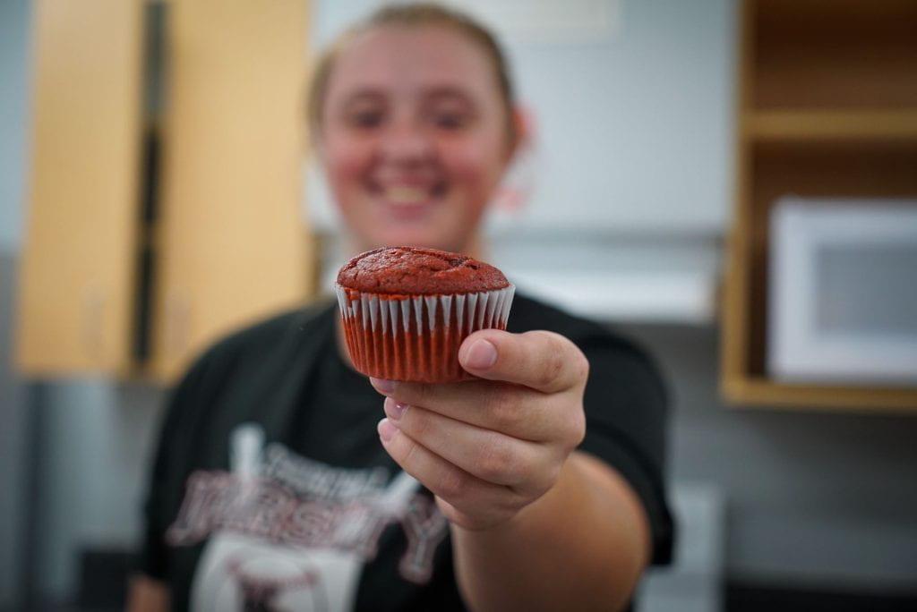 Food science students create festive desserts for fall.